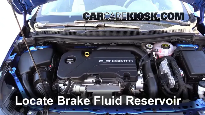 2016 Chevrolet Cruze LT 1.4L 4 Cyl. Turbo Brake Fluid Add Fluid